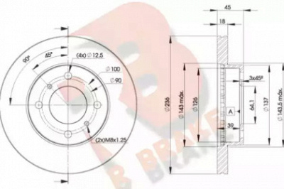 R BRAKE 78rbd29282 -